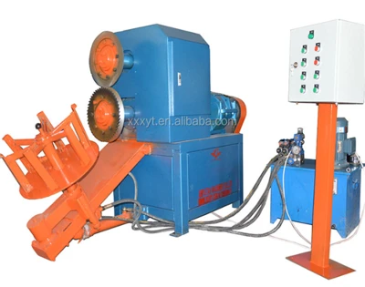 Hydraulische Doppelmesser-Schneideausrüstung für Altreifenschneiden