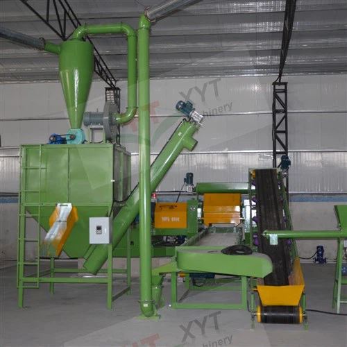 Doppelwalzen-Reifenknacker und Gummibrechermühle mit Motor, hohe Produktivität, 1 Jahr Garantie, China-Ursprung